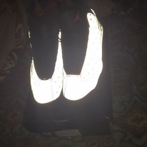 Air Jordan reflective silver/3m 13’s size 9 10/10